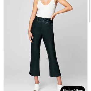 BLANK NYC CANT HELP MYSELF PANT. Size Small vegan leather, black